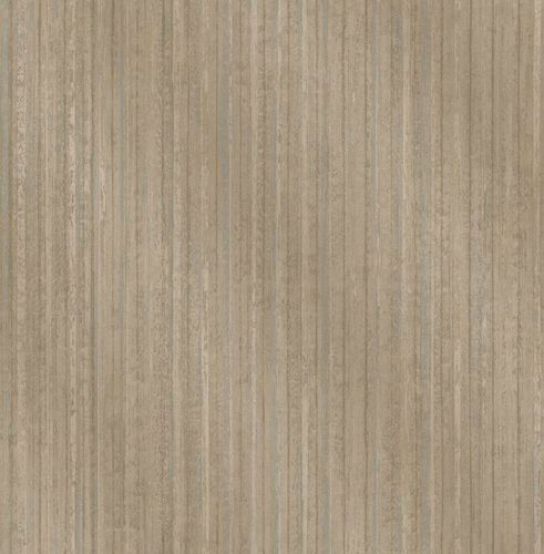 Non-woven Wallpaper Stripes brown gold gloss 124930