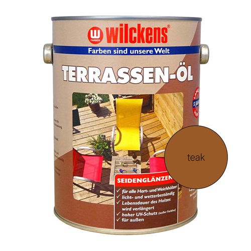 Wilckens Terrace Oil 2,5 l Glaze for Terrace Wood
