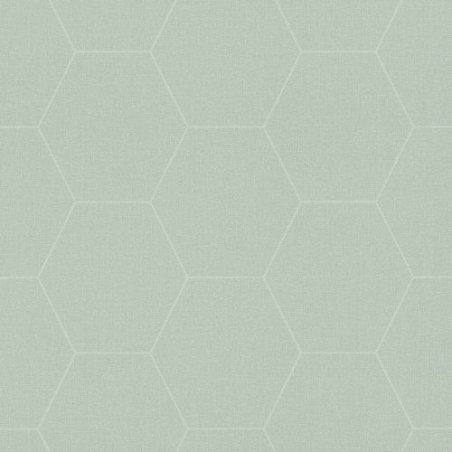 Article picture Non-Woven Wallpaper Combs Graphic grey green 148751