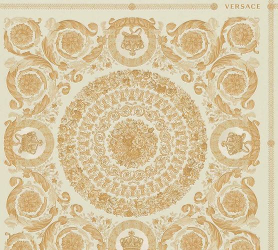 Wallpaper VERSACE Home Diamonds cream gold Metallic