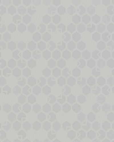 Image Non-Woven Wallpaper Hexagons Gloss Novamur 6731-30