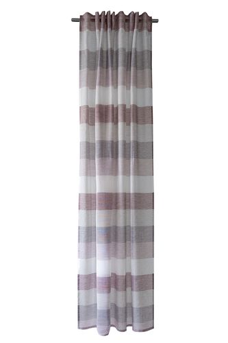 Loop Curtain semi-transparent strokes berry 5099-11