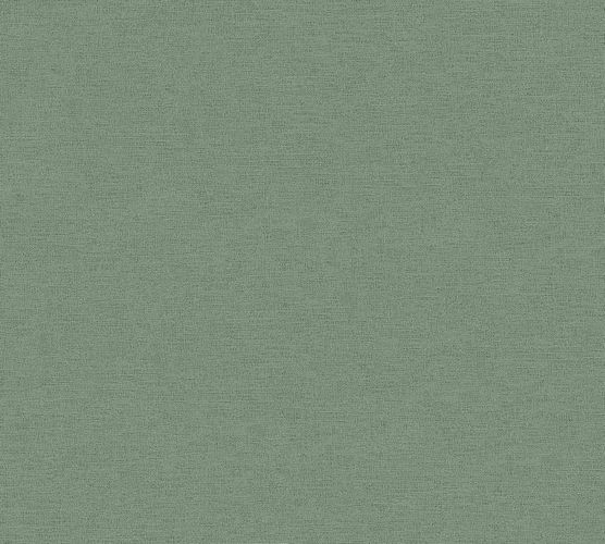 Vinyl Wallpaper Linen Stucture green 37178-7