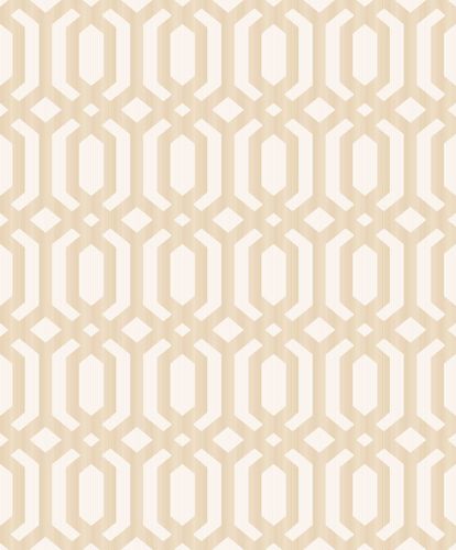 Vinyl Wallpaper Graphic Indian white gold metallic MY3302