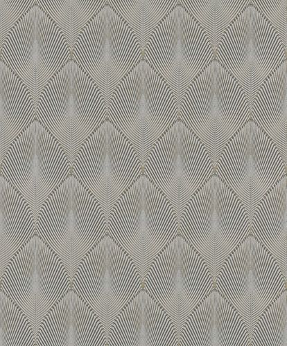 Illustration Non-Woven Wallpaper Rasch Leaves 3D 535853