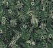 Wallpaper Non-Woven Birds Jungle black green 37210-1 2