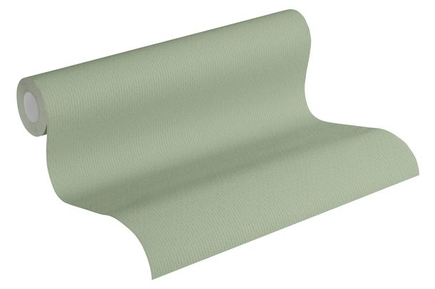 Non-Woven Wallpaper Plain Structured green Jette 37365-5