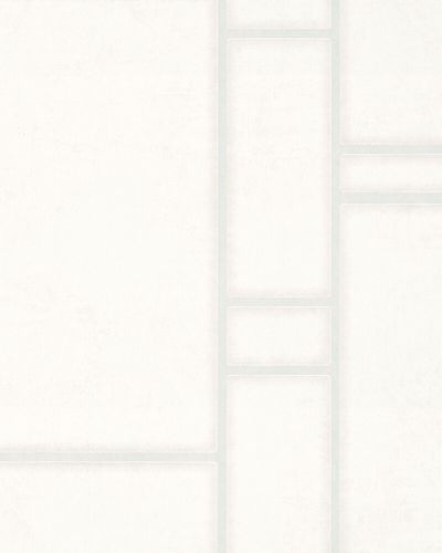 Wallpaper non-woven tile look cream white Marburg 31747