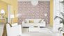 Barbara Home Non-woven Wallpaper Plain yellow 537192 4