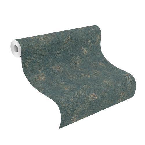 Wallpaper non-woven snake motif dark blue 550696