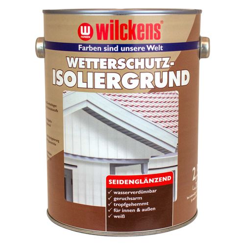 Wilckens Wetterschutz-Isoliergrund Weiss PAWI 9010 2,5 L