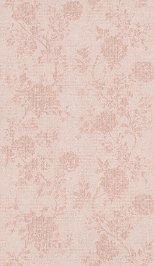 Tapete Vlies Vintage Blumen Beigerosa Metallic 298924