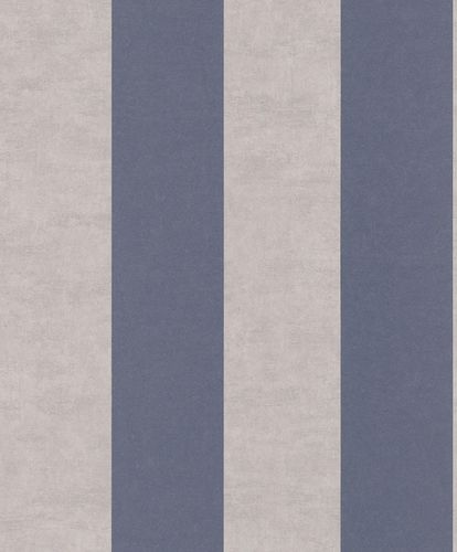 Non-Woven Wallpaper Block Stripes blue Matera 298948