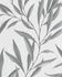 Wallpaper non-woven floral leaves grey-white silver 32201 1