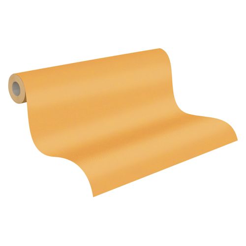 Wallpaper non-woven yellow unicoloured 3750-01 | 375001