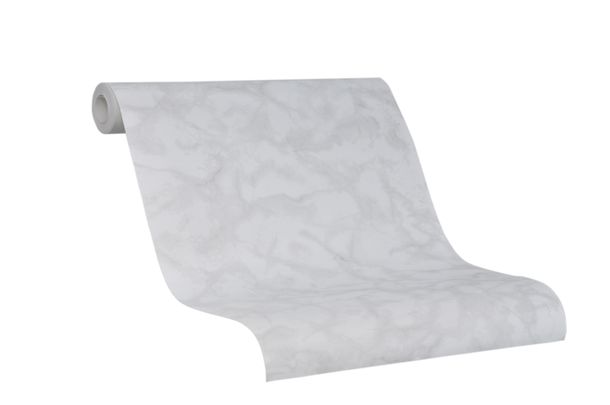 Non-woven wallpaper SCHÖNER Wohnen white gray marble