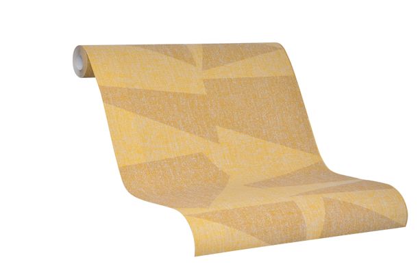 Wallpaper non-woven SCHÖNER Wohnen yellow geometric