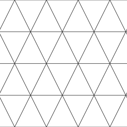 Wallpaper non-woven 347683 graphical tiles white black
