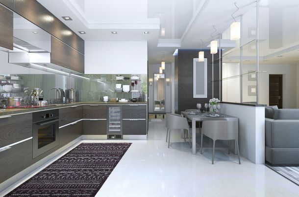 Küchenläufer Küchenteppich Vintage Kelim waschbar