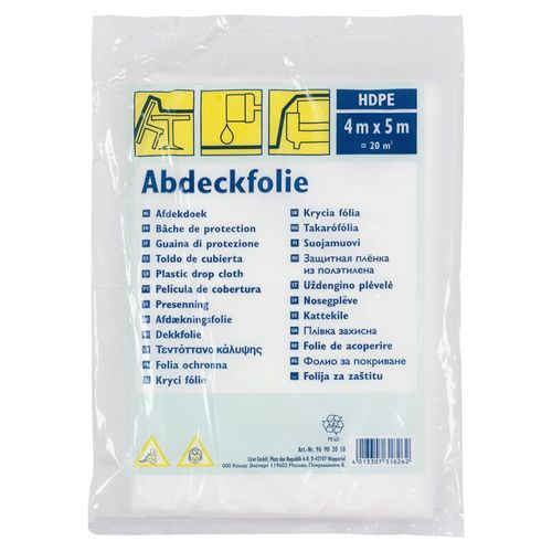 Abdeckfolie Baufolie 20m² 5my 1 Stück | orex.de