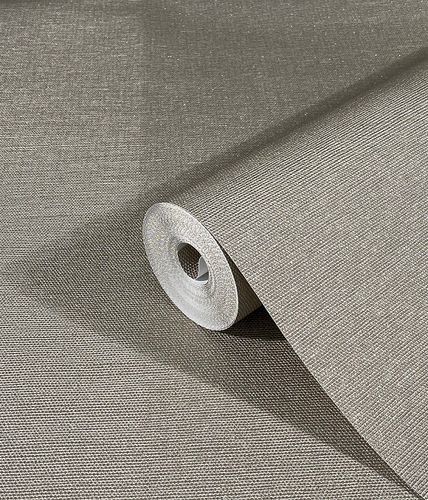 Non-Woven Wallpaper Plain Structure Metallic gold 32628