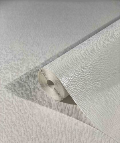 Wallpaper non-woven sand grain waves white gloss 32513