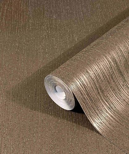 Wallpaper non-woven sand grain stripes dark brown 32518