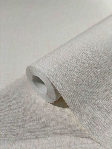 Wallpaper non-woven textile design plain yellow-beige 32667