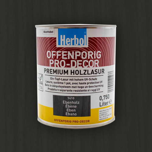 Herbol Offenporig Pro Decor Ebenholz