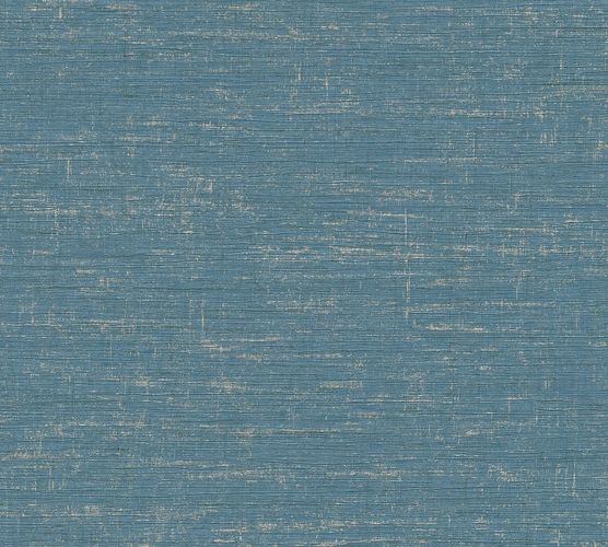 Tapete Vlies Einfarbig Meliert blau Metallic 37857-6