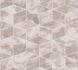 Non-Woven Wallpaper 3D Squares white Metallic 37863-2 1