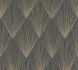 Tapete Vlies Geometrisch gold schwarz Metallic 37864-4 1