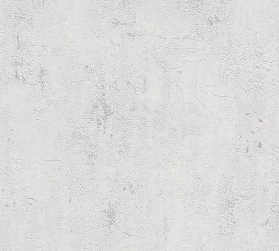 Non-Woven Wallpaper Plaster white grey 37903-1