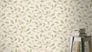 Wallpaper Rasch Leaves Floral green grey gloss 639834 4