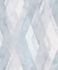 Non-woven wallpaper diamonds graphic blue white gray Shades 1