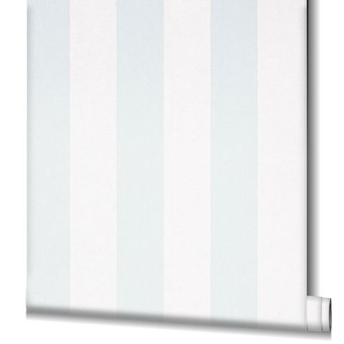 Tapete Vlies Streifen blau weiss Novamur 82261