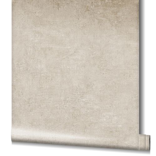 Wallpaper non-woven Uni texture Gray-Beige 32831