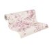 Tapete Vlies Floral Blumen creme rosa Glitzer 37816-3 1