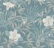 Tapete Vlies Blumen Blätter Floral blau beige 38028-5 2