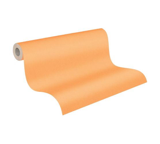 Non-Woven Wallpaper Plain Structure orange 37748-6