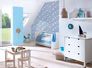 Room Picture Kids Wallpaper Stars Clouds Moon grey blue 38125-2 4