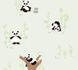 Image Kids Wallpaper Bamboo Pandas beige green 38142-1 1