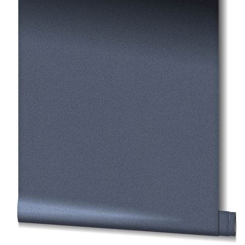 Tapete Vlies Einfarbig Glitzer blau 32732