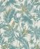 Image Non-Woven Wallpaper Jungle Leaves turquoise blue 704112 2