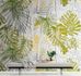 Image Photo Wallpaper Jungle Leaves Floral white 38232-1 1