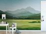 Picture Photo Wallpaper Landscape Stone Wall green blue 38298-1 1