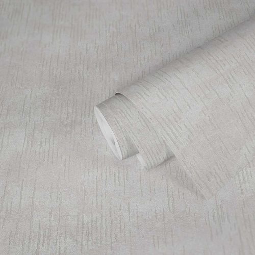 Illustration Non-Woven Wallpaper Strokes Structure cream-grey Glitter 38199-3