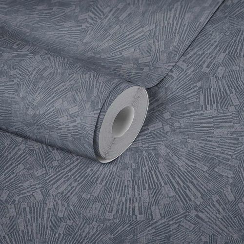 Photography Non-Woven Wallpaper Graphic 3D anthracite Gloss 38203-2