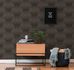 Image Non-Woven Wallpaper 3D Graphic brown black Gloss 38204-2 5