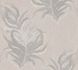 Illustration Non-Woven Wallpaper Feathers Nature beige grey 38009-2 2